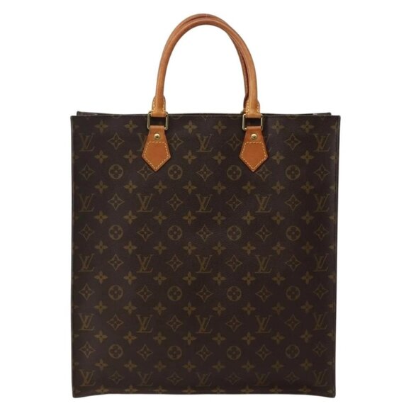 LOUIS VUITTON Monogram Sac Plat Hand Bag M51140 LV Auth 144010 - Picture 3 of 16